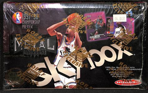 97-98 skybox metal universe box|97 98 skybox metal universe.